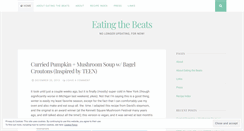 Desktop Screenshot of eatingthebeats.com